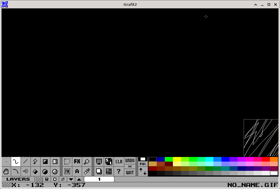 Grafx2 with panning